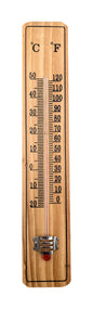 Wall Thermometer Wood For Room Temperature Meter