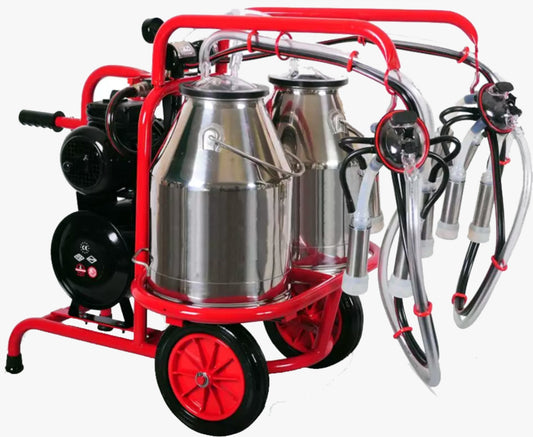 Milking Machine Double Bucket Double Cluster