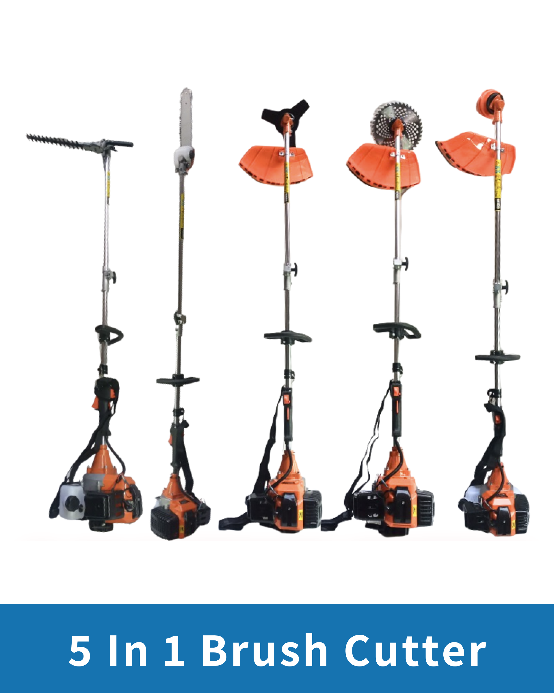 5 IN 1 Brush Cutter – Soby Agro Machinery