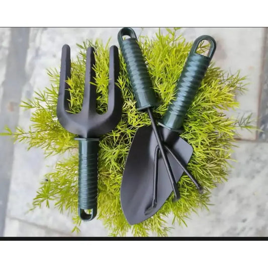 Garden Tool Set, 3 Pcs (Plastic Handle)