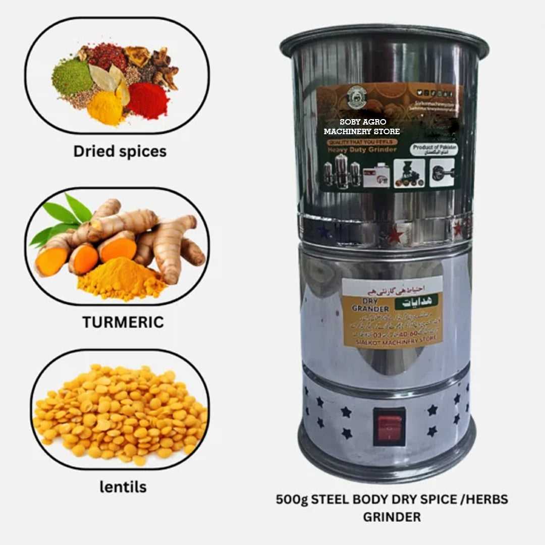 500 Gram Capacity Dry Grinder – Powerful, Fast & Reliable Performance