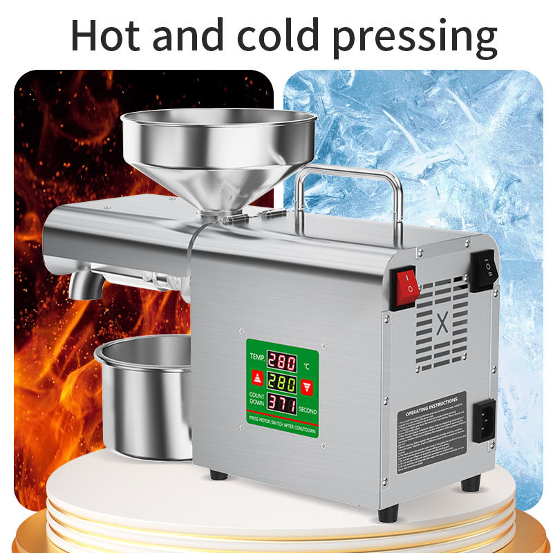 X3 Smart Home Oil Extractor Multi-functional Cold Press Oil Maker Eco-friendly Healthy Supports Various Seeds Oil Pressers