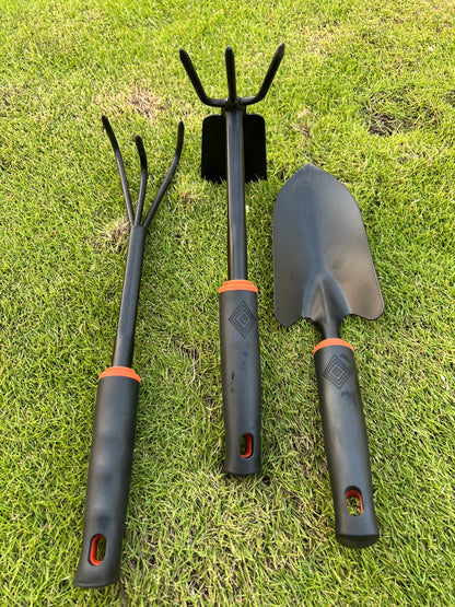 3 in 1 Gardening Tool Rubber Handle