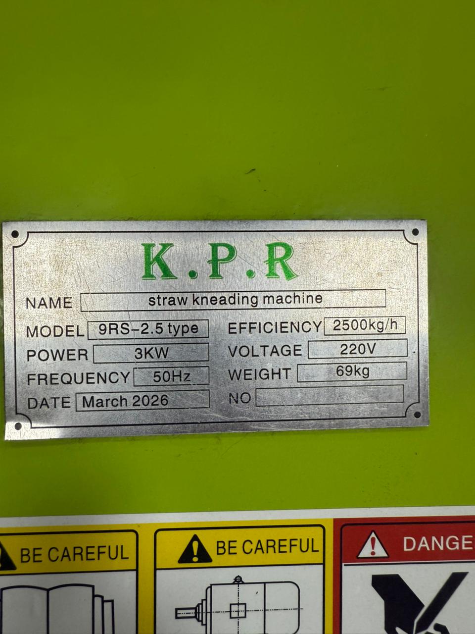 Chaff Cutter 9RS-2.5