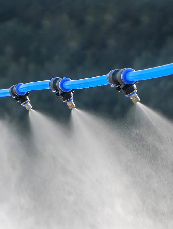 Misting System for Homes, Patios, Restaurants, and Farms