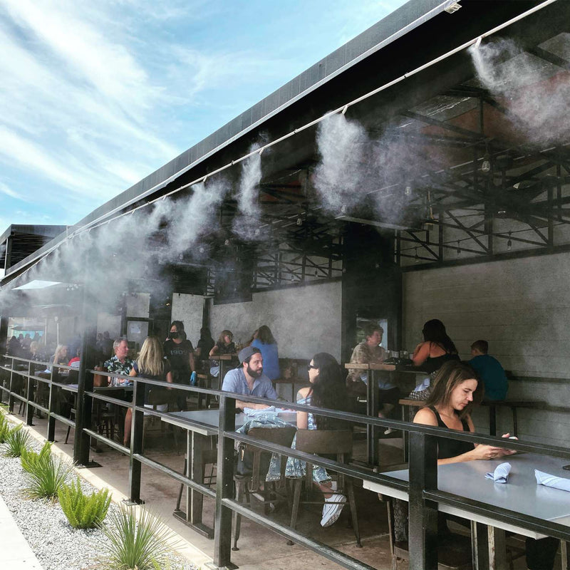 Misting System for Homes, Patios, Restaurants, and Farms
